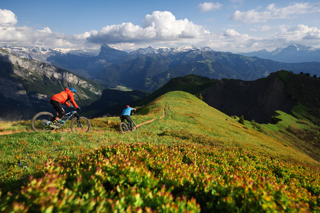 Self portrait high above Samoens.