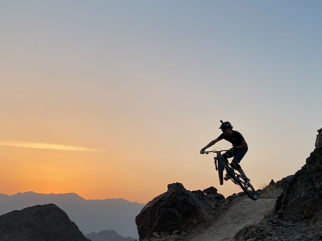sunset ride in the UAE
