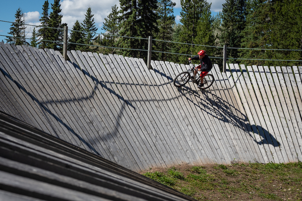 One of the most stoked members of the Spirit North program who provides First Nations youth with bikes, helmets and coaching to encourage a connection to their territory through sport.