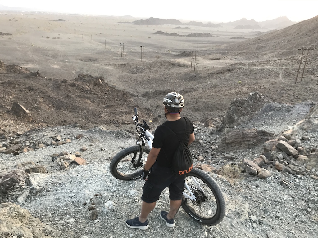 Won't be able to try trail riding if he had no e-bike.