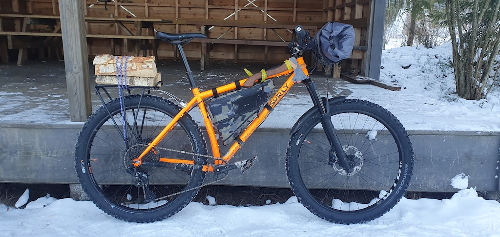 The do it all bike. Surly Karate Monkey. Trailbike, bikepacking, winterbike etc