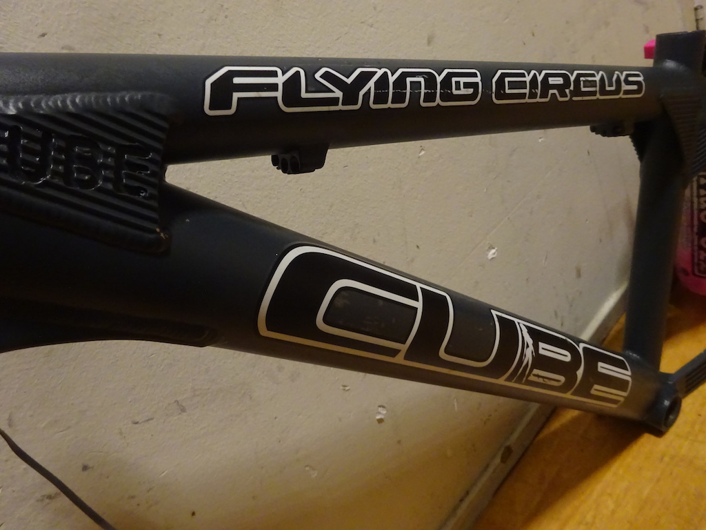 Cube Flying Circus . gussets with massive downtube