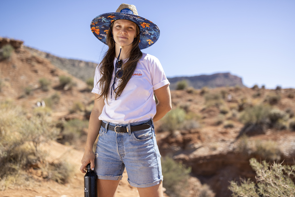 Vaea Verbeeck poses for a portrait at Red Bull Formation in Virgin Utah USA on 24 May 2021.