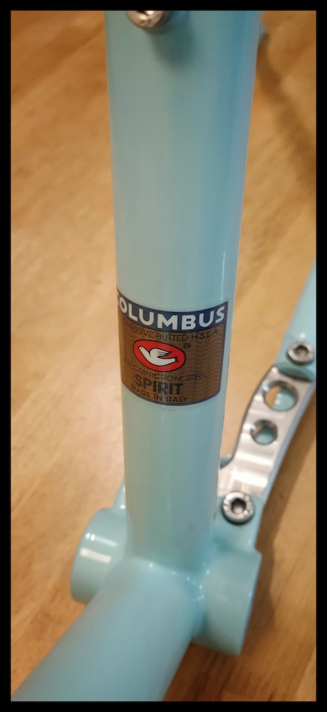 columbus sprit tubeset
6/4 titanium flex pivot
7075 shock body and shaft
10mm travel