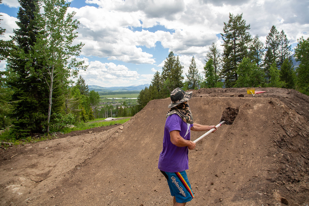 Jackson Hole Trail Crew puts in work getting the trails ready for opening.