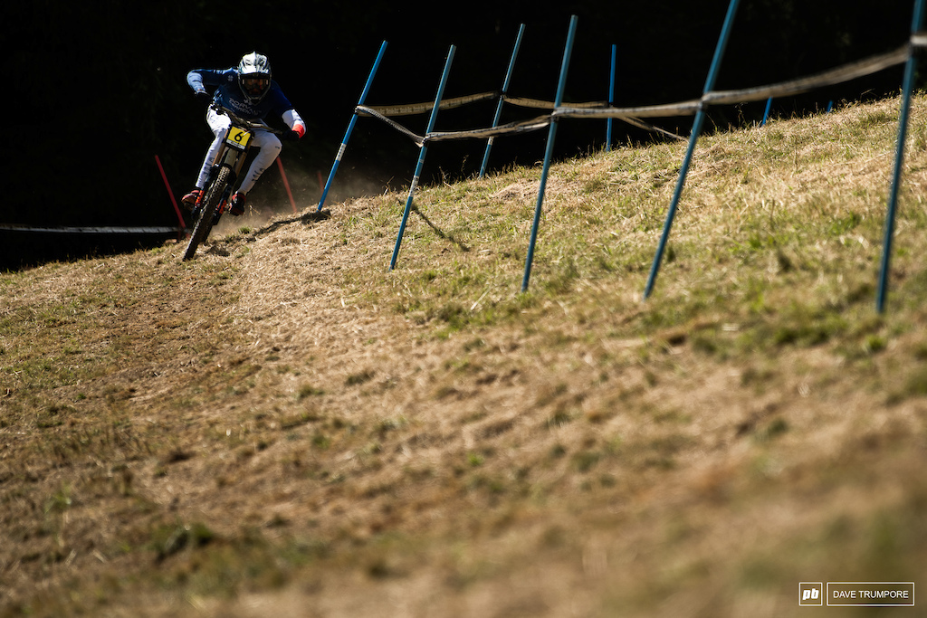 Backing up his pace from Leogang, Benoit Coulanges sits in 6th just 2.5 seconds back