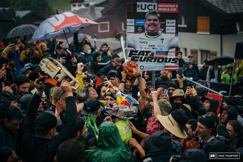 Win or lose the French crowd came to celebrate Loic Bruni the people s champion of France.