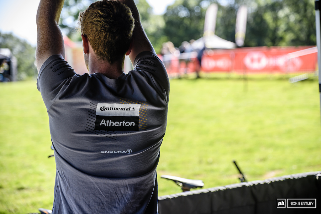 With Gee's Injury and Rachel pregnant Charlie Hatton was out leading the charge for Atherton Racing