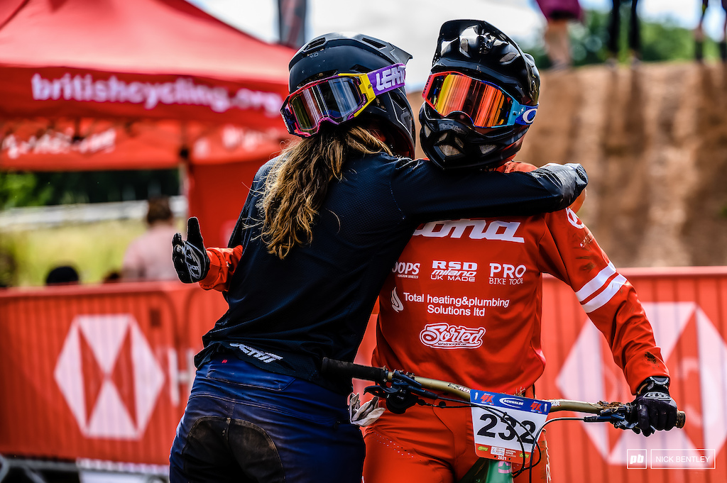 Another amazing moment this weekend between the riders. Josie Mcfall took a nasty crash in the women’s final there was no celebrations from her fellow riders untill they sore her safely cross the line. Another fantastic example of the family atmosphere amounts the 4X riders