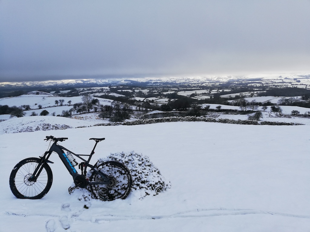 A snowy ride on the Remote Ctrl.