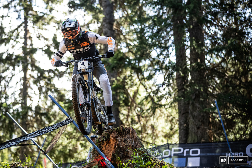 Loris Vergier is on it at the moment. He's arguably been the fastest rider this season, without that flat in Leogang and the rain in Les Gets he might well have been leading the overall.