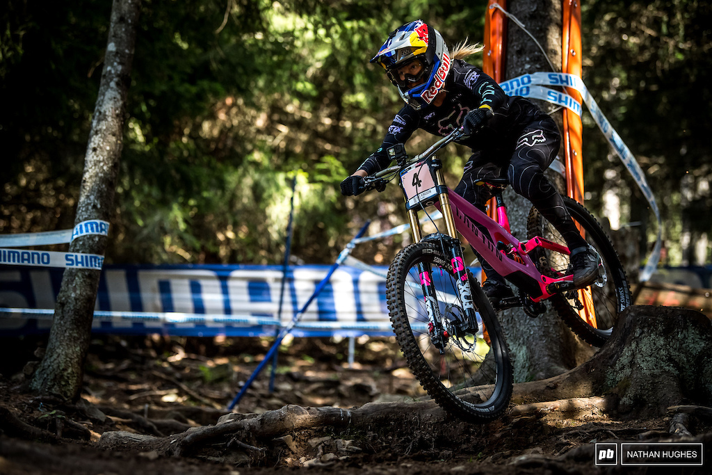 Tahnee Seagrave didn't lay down a TT run but you can bet she's on it here in Switzerland.