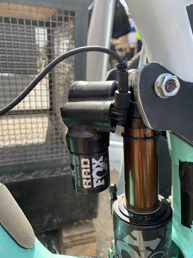 Spotted: Fox Live Valve on Myriam Nicole's DH Bike - Pinkbike