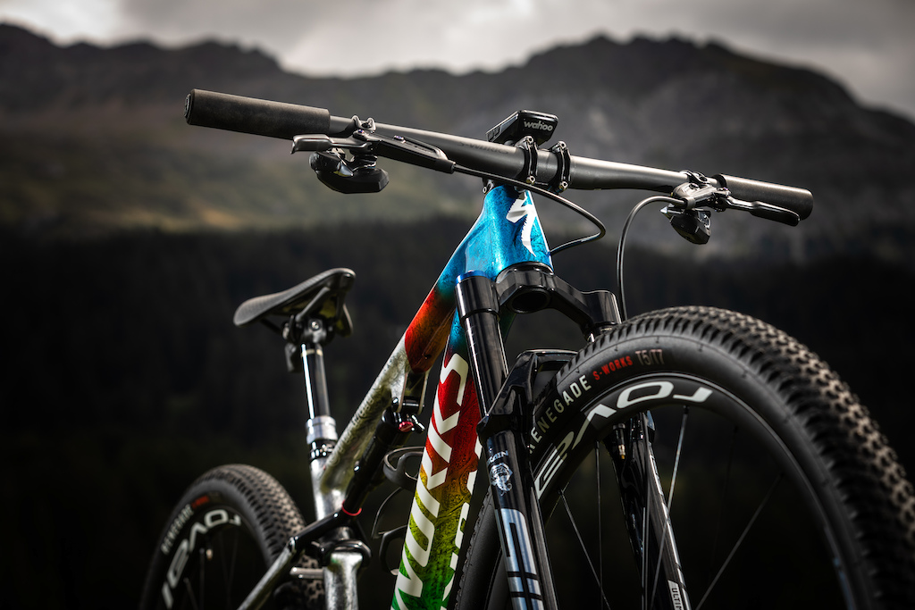 Bike Check: Sina Frei's Custom Rainbow Stripes Specialized Epic