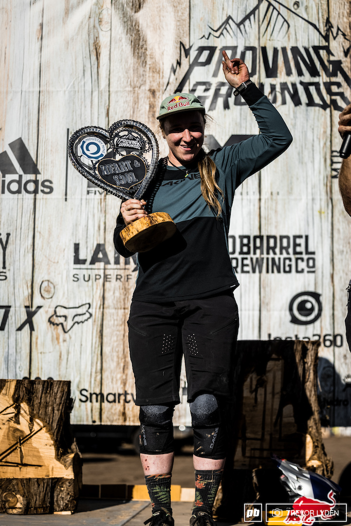 Hannah throwing the horns and winning women s heart and soul.