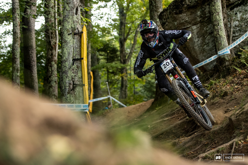 Luca Shaw found ways to smooth out the rock gardens and qualified sixth.