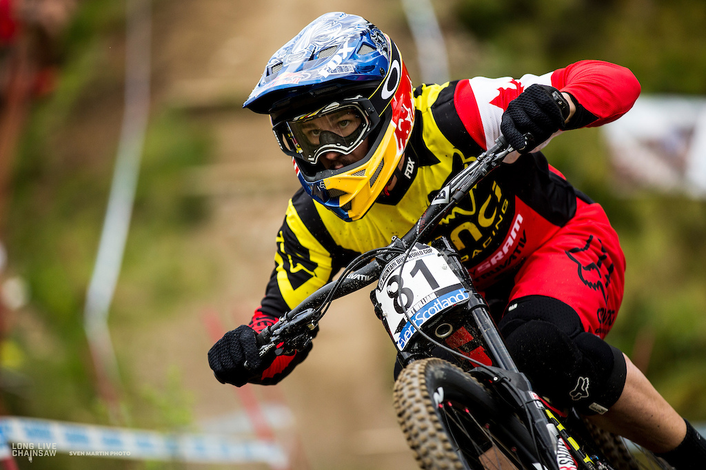 Sven Martin Photo. 2014 DH World Cup at Fort William Scotland.