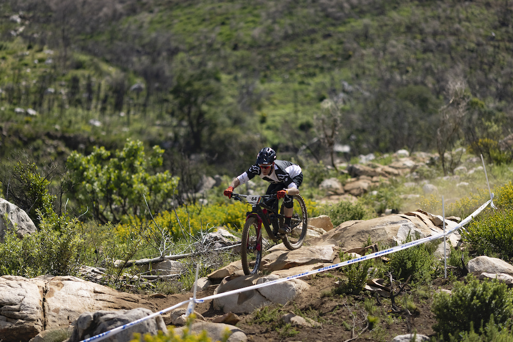 Getting off the brakes on Stage 2 was essential to keep the wheel climbing over rocks and bars in control. Though easier said than done.