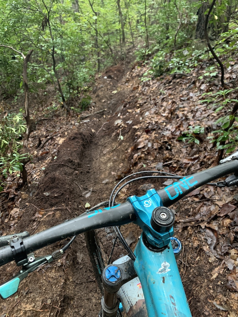 The once loamy steep section of Space Loam