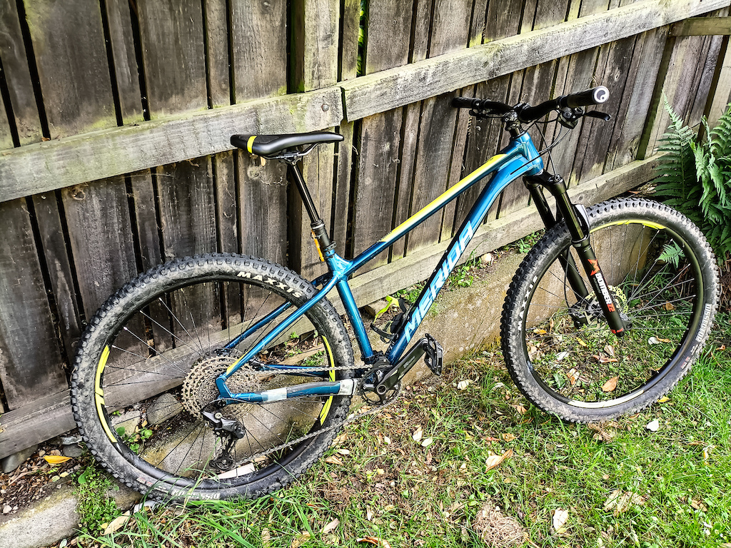 Merida Big Trail 500 with a few upgrades.