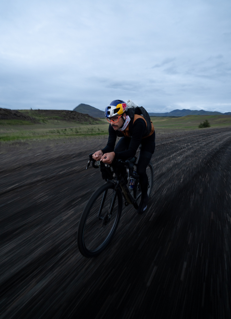 Payson McElveen sets the speed record for biking from the North of Iceland to the South Photographer Evan Ruderman Athlete Payson McElveen