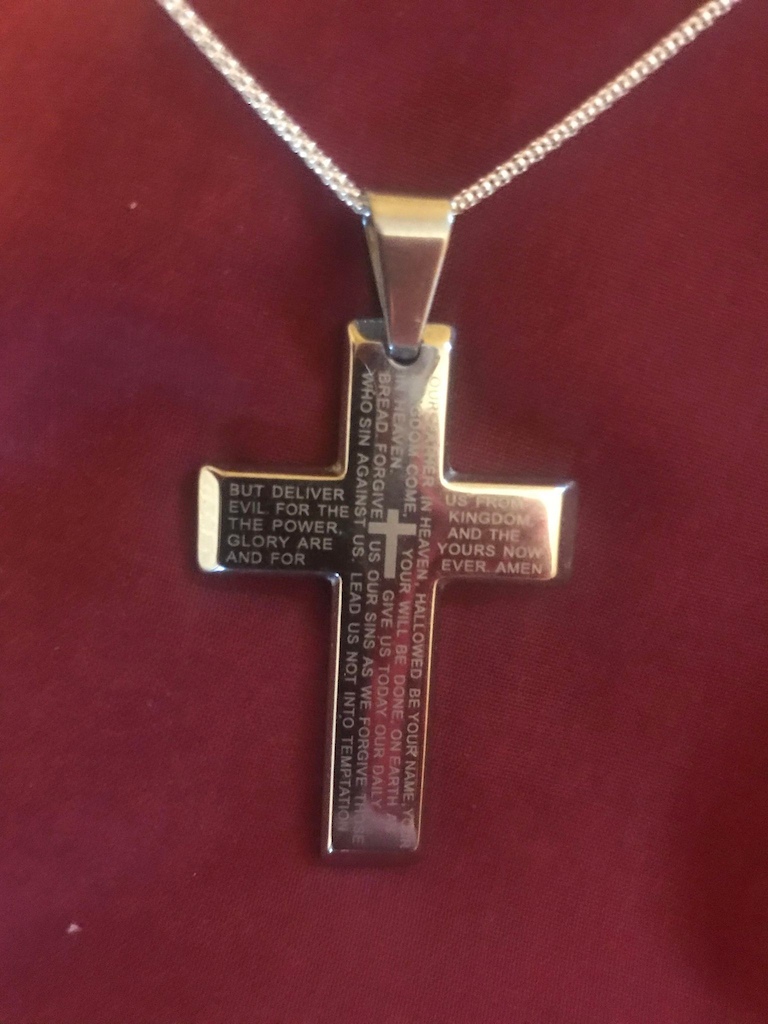 New necklace I treated myself to. Yes, I am a Christian.