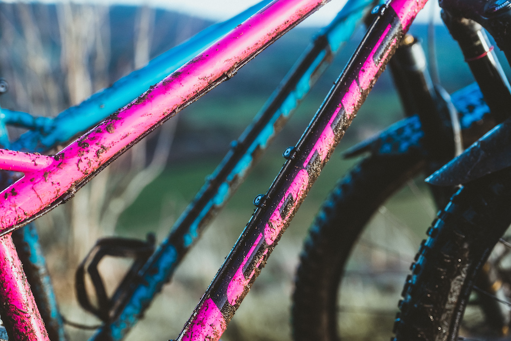 Pink and blue bike sale