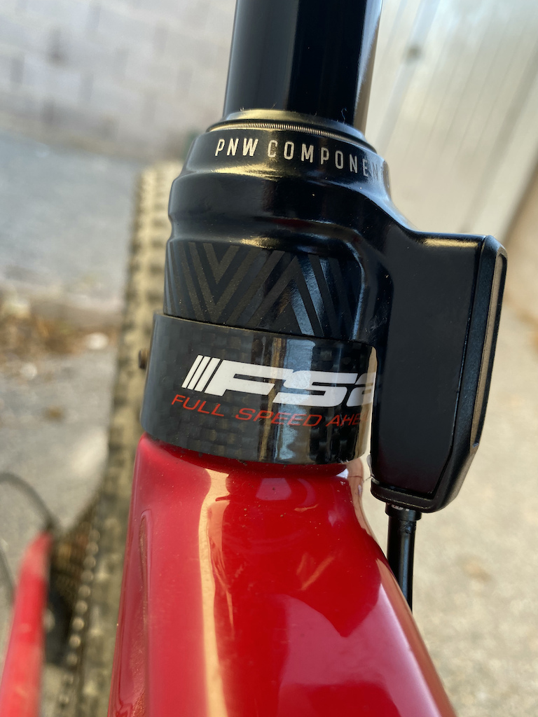 The previously mounted XFusion Dropper Post took a dump, and it was replaced with the PNW Dropper Seat post. this is one of the best investments that I have made to the bike.