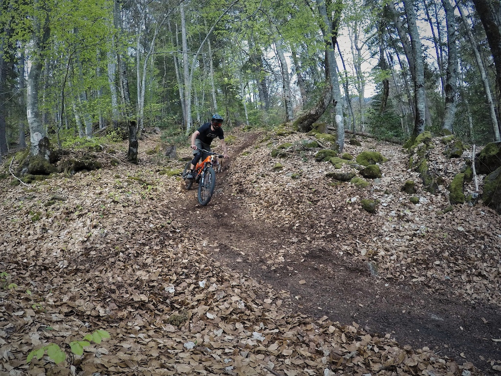 Riding my secret spot in French Alps