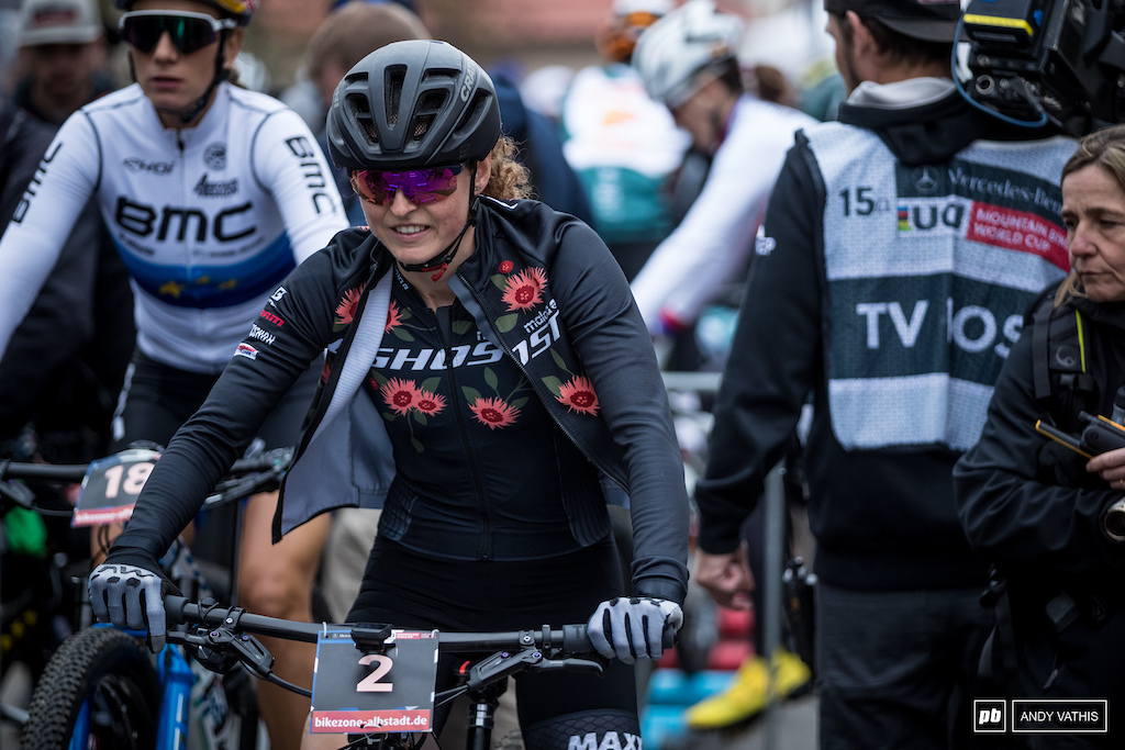 Anne Terpstra ready to go.