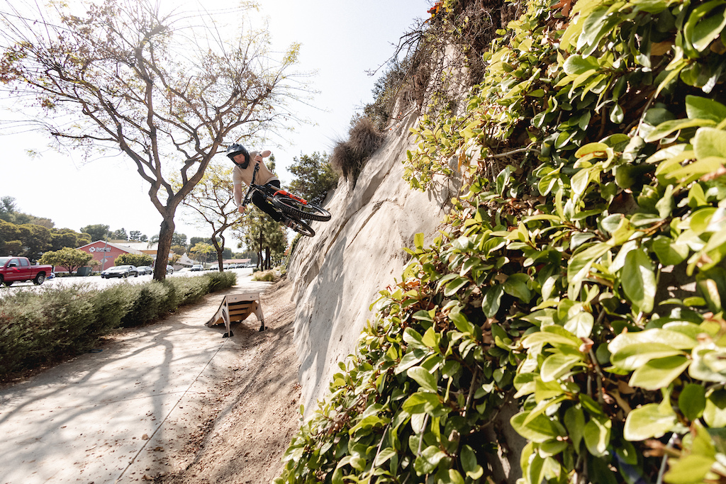 Luca Cometti gets vertical on a San Diego Wall ride from the Sender Ramps USA Expert Progression Adjustable Ramp