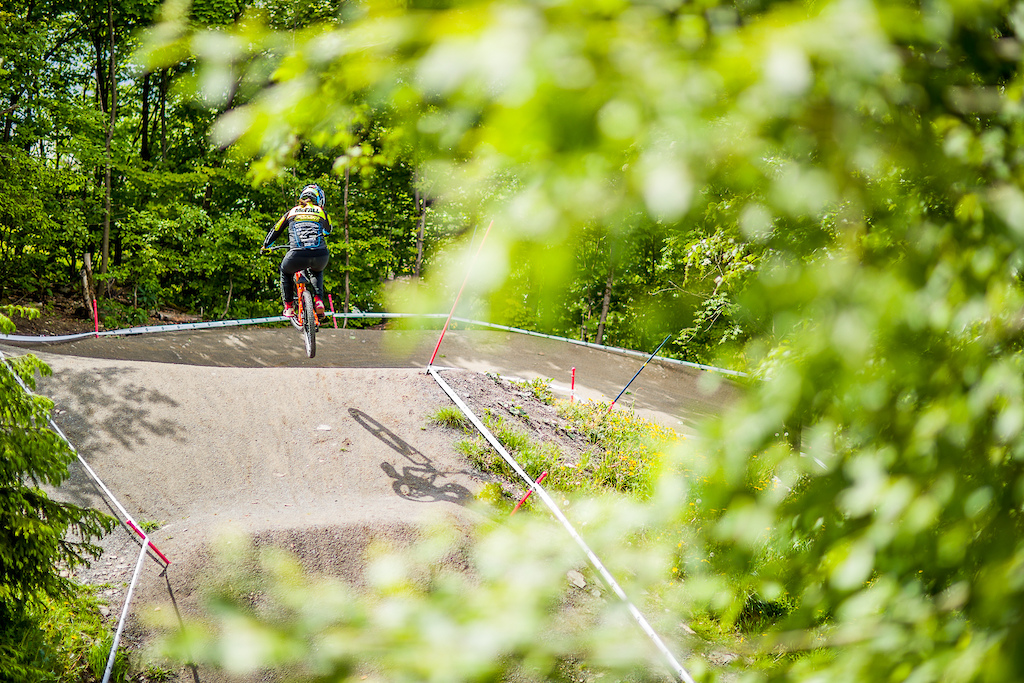 Practice for round 2 of The 2022 4X Pro Tour at Bikepark Winterberg Winterberg Germany on May 26 2022. Photo Charles A Robertson