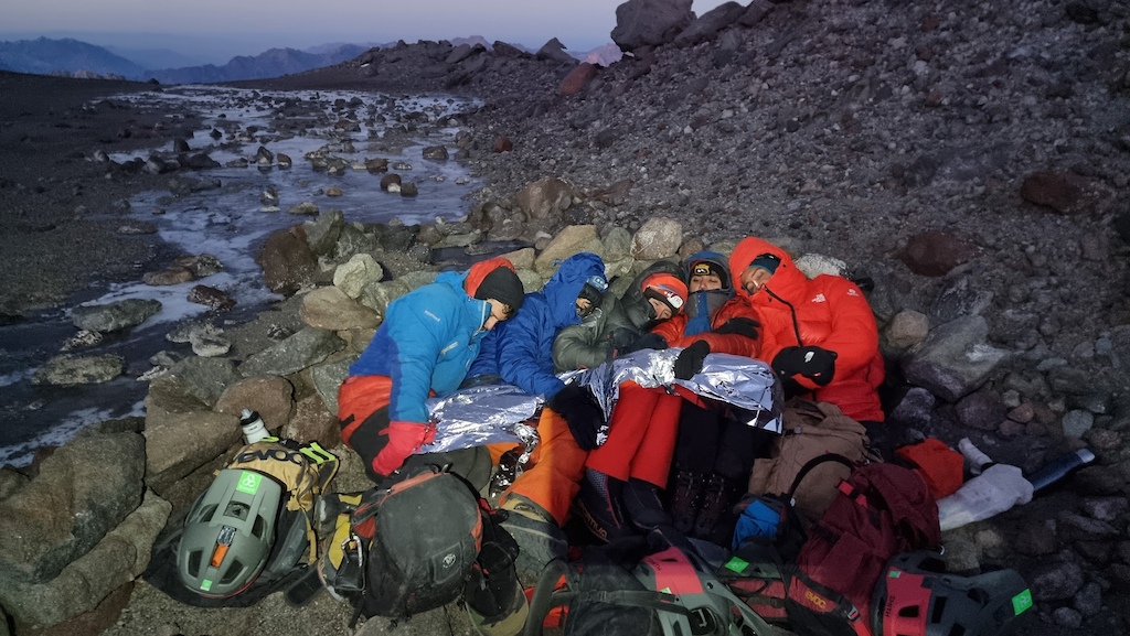 -30 celcius degrees we had in the summit attempt.