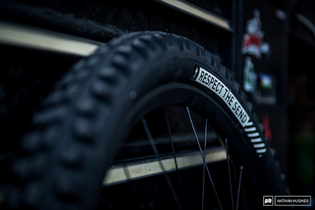 Bruni with this righteous tyre message.