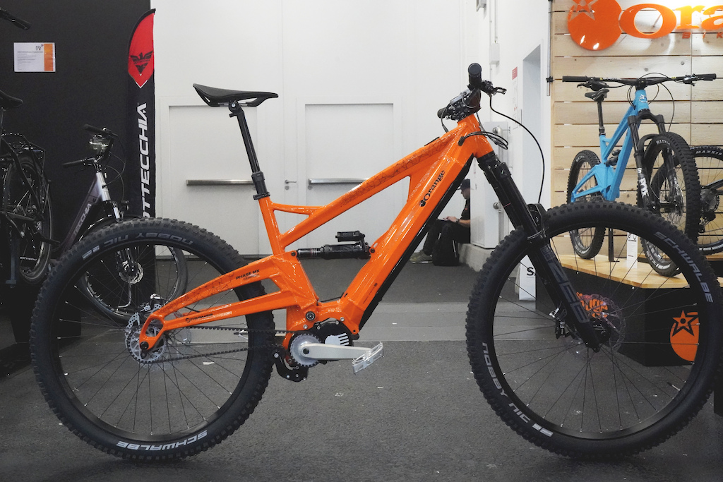 Orange Reveals a Gearbox Belt Driven eMTB Using the Intradrive Motor -  Eurobike 2022 - Pinkbike