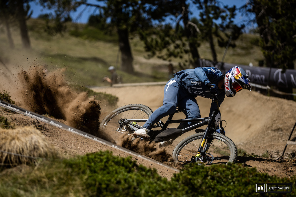Finn Iles finding the limit in the dust bowl.