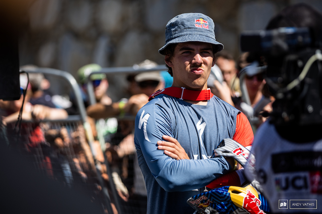 Finn Iles was just that close again and his face says it all.