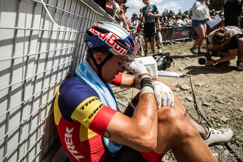 Vlad Dascalu absolutely gutted after a late race mechanical took him out of the running.
