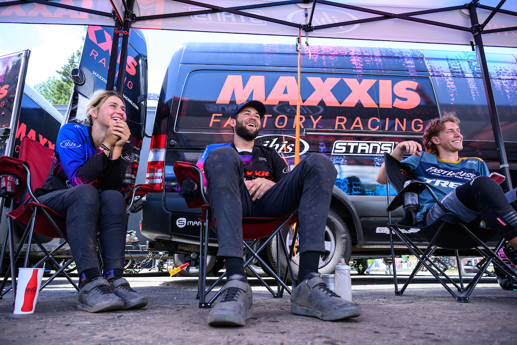 In the pits with Maxxis Factory Racing. EddieClarkMedia