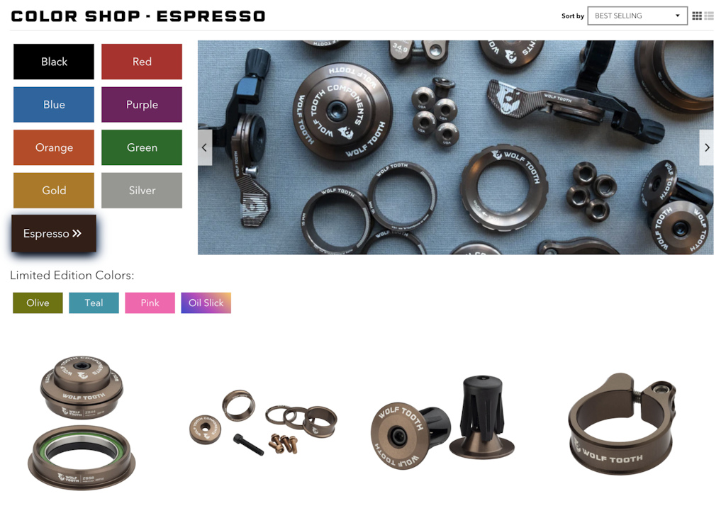 Wolf Tooth Announces New 'Espresso' Anodized Color Option - Pinkbike