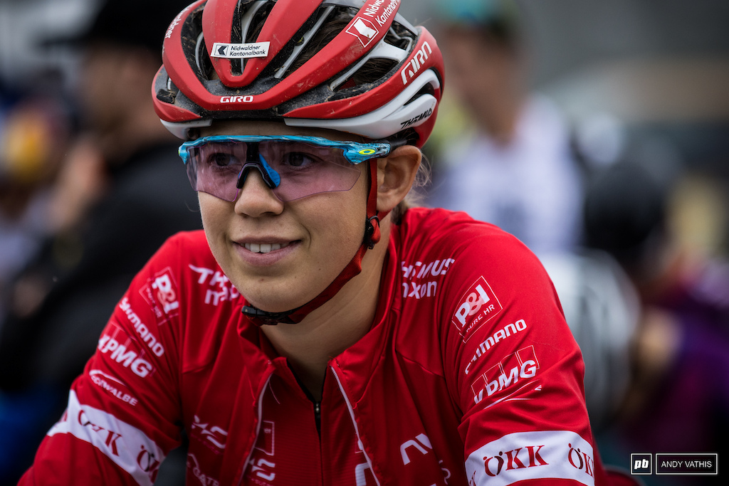 Alessandra Keller took the XCC win in Andorra but has yet to claim XCO victory. Today's conditions might just be in her favour.