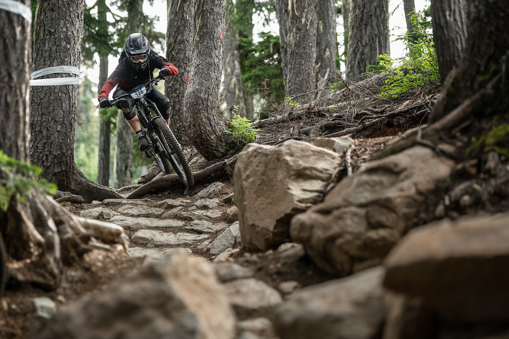 Whistler breaking out some classic bits of trail that have been closed all season
