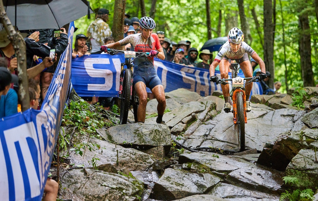 Emily Batty in Mont Sainte Anne, Quebec, Canada - photo by bruce ...