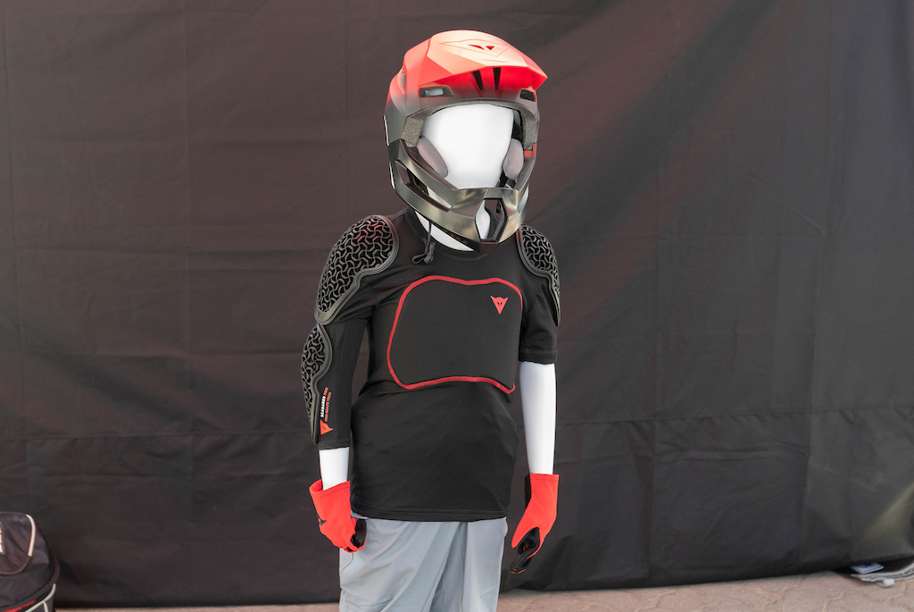 Dainese are expanding their kid s line with helmets protective jerseys elbow pads and gloves aimed at the next generation of shredders.