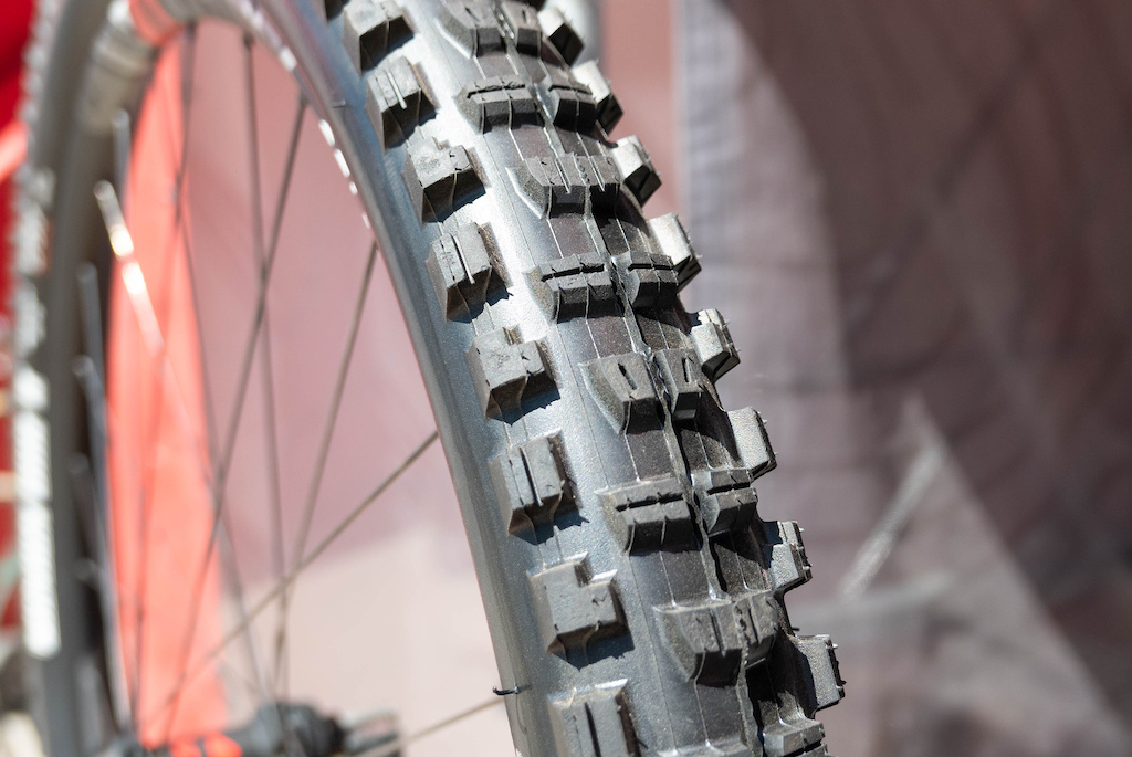 Maxxis has added a bike park line of tires that use a DH casing wire bead and a new compound that s designed for durability. The DHR II Assegai and Minion DHF will be the first models available. MSRP 80.