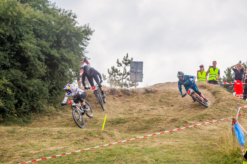 racing during round 5 of the 2022 4X Pro Tour at Essienhuttenstaudt Berlin Germany on August 13 2022. Photo Charles A Robertson