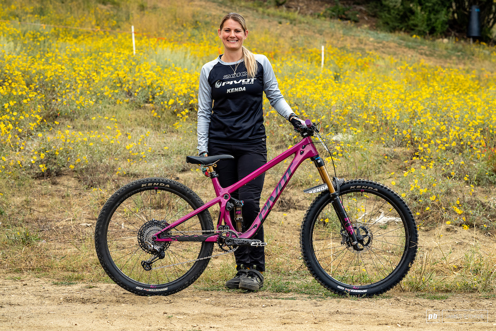 Madison is another athlete that knows the Pivot Shadowcat is the best steed in her collection for this event.