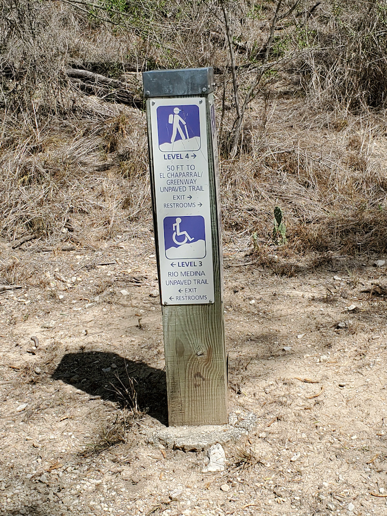 El Chaparral marker at stairs