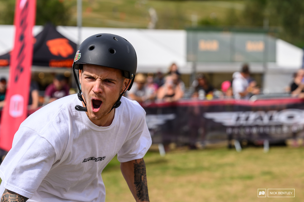 As the runs progressed and the tricks got more and more insane the riders worked up the crowd