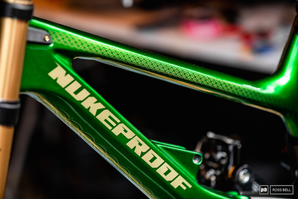 In the chaos of World Champs we somehow missed this beauty of a paint job in the Nukeproof pits.